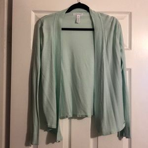 Seafoam Green Long sleeve cardigan